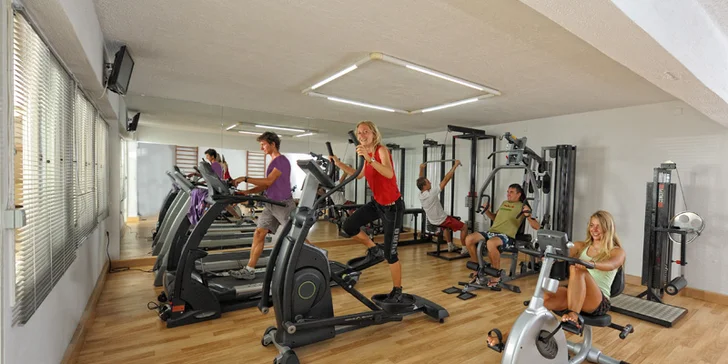 K vybití přebytku energie naopak fitness centrum.