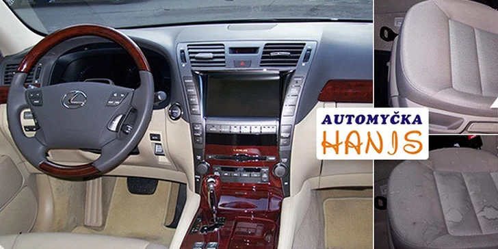 Hloubkové čištění a tepování interiéru auta