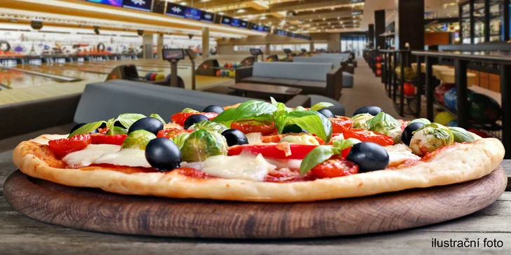 Výborná pizza a bowling v nejmodernějším bowlingovém centru
