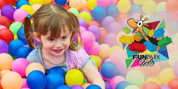 Funpark Žirafa: dětské vstupné do světa her a zábavních atrakcí