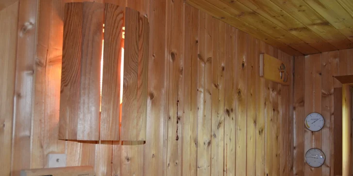 Uvolněte se: Privátní wellness se saunou i vířivkou na 120 minut