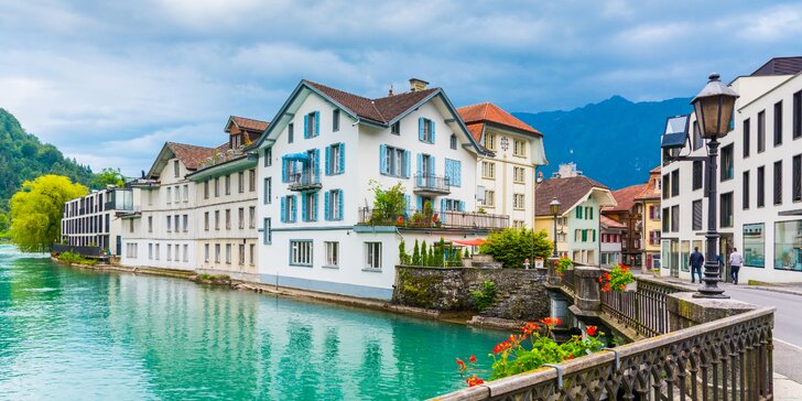 Švýcarsko: Květinový ostrov, Rýnské vodopády, Luzern i 2 noci v penzionu
