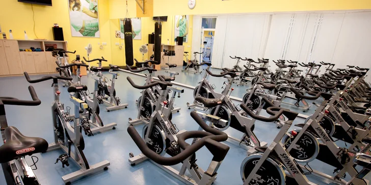 Dvě lekce spinningu a dva volné vstupy do fitness