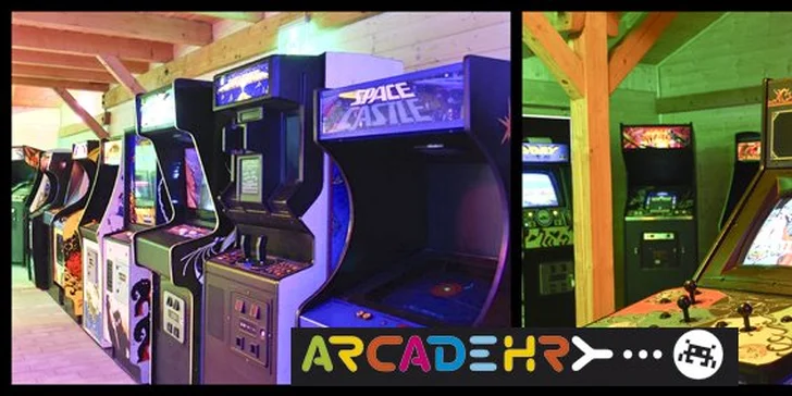 169 Kč za rodinné vstupné do videoherny a muzea arkádových automatů ArcadeHry.cz! Retro zábava pro celou rodinu i možnost ukázat dětem, jak se pařilo před lety, se slevou 50 %.