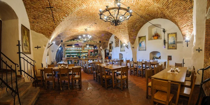 ½ kg nebo kilo žeber v zámecké restauraci s prohlídkou zámeckého pivovaru