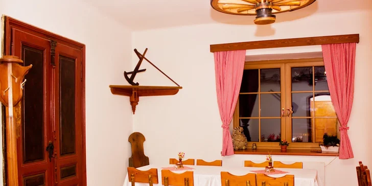 3chodové menu: domácí paštika, kuřecí supreme i vepřový T-Bone steak