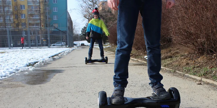 60minutová jízda na hoverboardu (kolonožce) se zkušeným instruktorem
