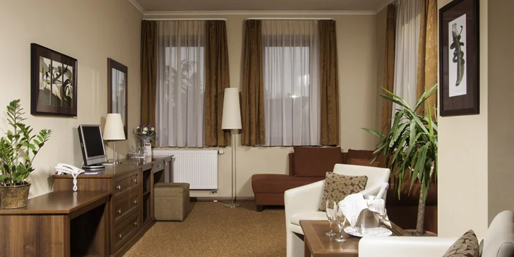 Báječný relax v lázeňském Sárváru: 4* hotel, wellness a polopenze