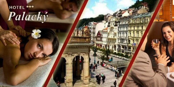 3490 Kč za třídenní relaxační pobyt pro DVA v hotelu Palacký. Tříchodová večeře, aromatická masáž a pohodová dovolená v centru lázní Karlovy Vary. Sleva 51 %.