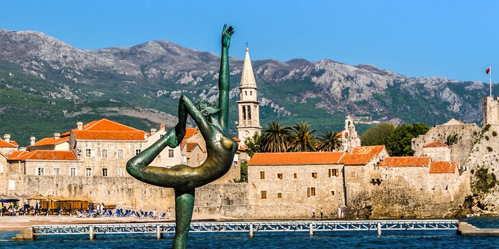 Letní idylka v Černé Hoře: 5 nebo 7 nocí ve 4* hotelu přímo u pláže se snídaní