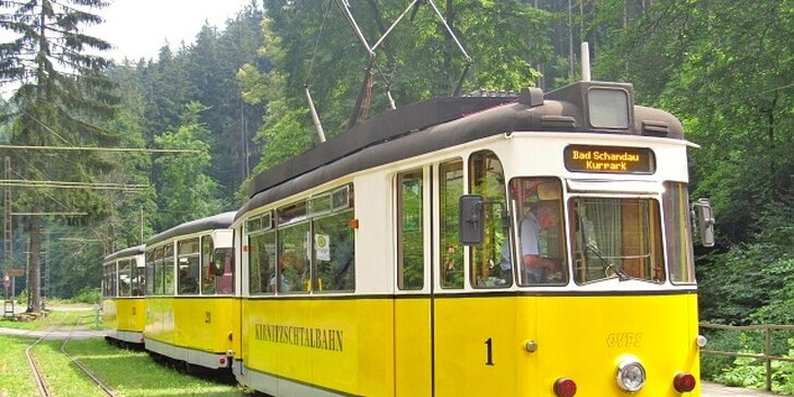 Výlet vlakem do Bad Schandau s turistikou nebo koupáním v termálních lázních