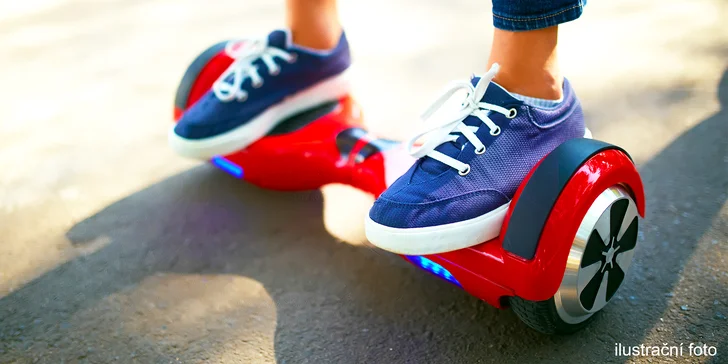 60minutová jízda na hoverboardu (kolonožce) se zkušeným instruktorem