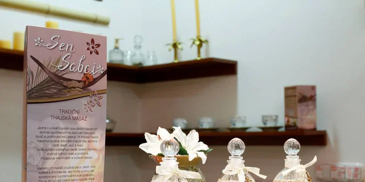 Dvojnásobný odpočinek: thajská aromatická masáž v solné jeskyni pro 2