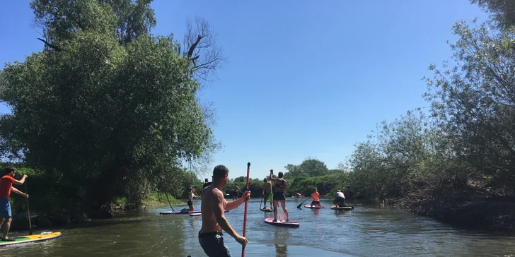 Vodní dobrodružství: sjíždění řeky Odry či Opavy na paddleboardu