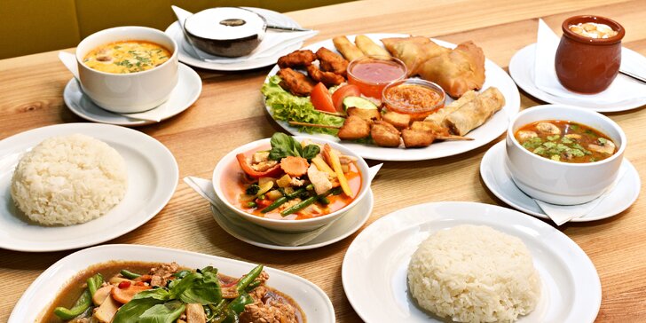 Autentická thajská kuchyně: 4chodové menu pro dva dle výběru