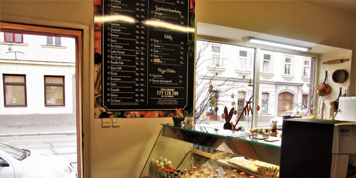 Pizza s sebou, výběr z 26 druhů: Salami, Vegetariana, Mascarpone a další