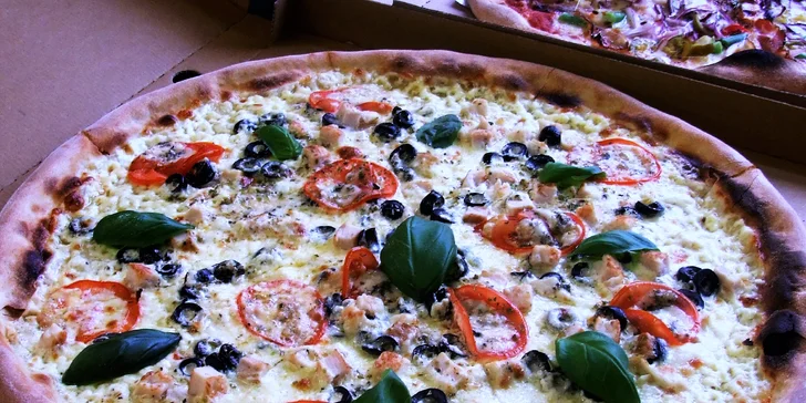 Pizza s sebou, výběr z 26 druhů: Salami, Vegetariana, Mascarpone a další