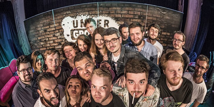 Stand-up show s komiky z Underground Comedy v Brně
