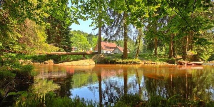 Jarní relax a romantika v Jizerkách: klidná lokalita, polopenze a možná sauna