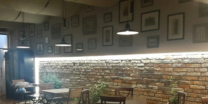 4chodové jarní menu v italské restauraci: carpaccio i čokoládový koláč