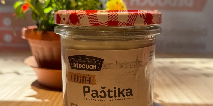 Vaše chuťové pohárky potěší také paštika s prestižní značkou kvality Klasa.