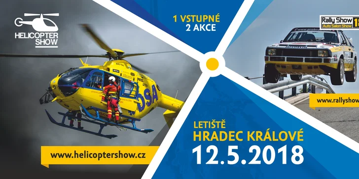 Ráj pro velké i malé kluky: Lupen na adrenalinovou Rally a Helicopter Show