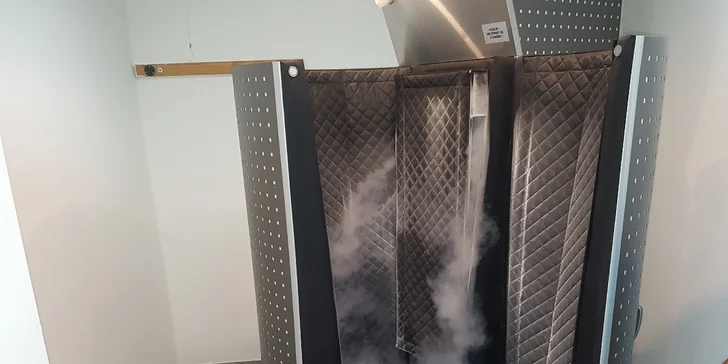Vstup do kryosauny: 2–3 minuty v -150 °C, regenerace organismu
