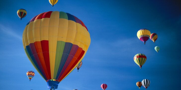 60minutový zážitkový let horkovzdušným balonem