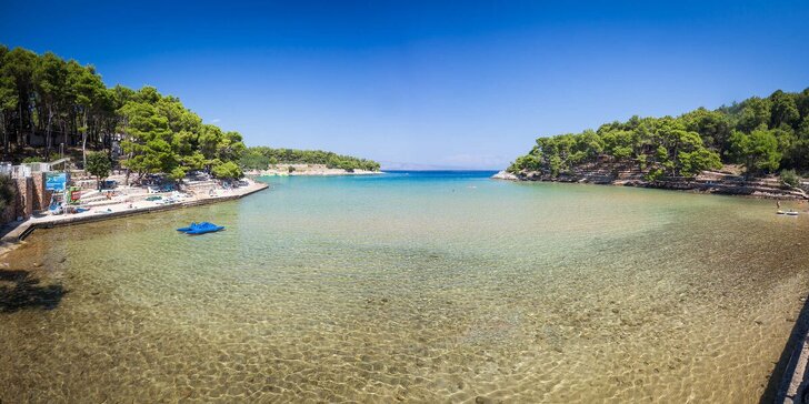 Zářijová dovolená v Chorvatsku s all inclusive nebo polopenzí, 50 m od pláže