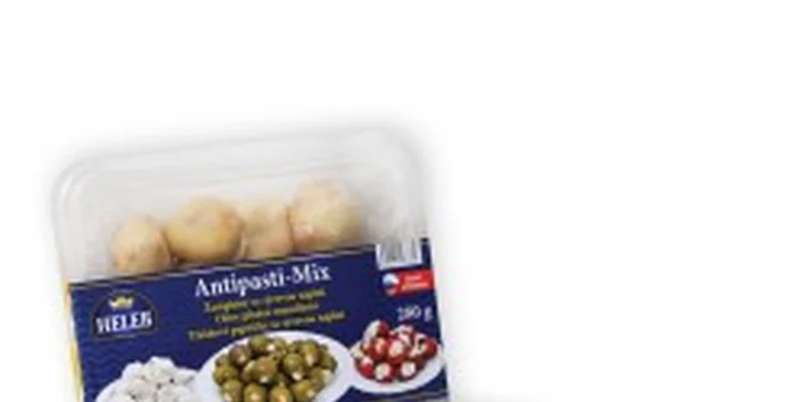 4 druhy antipasti: Odneste si domů mix tradičních slaných delikates