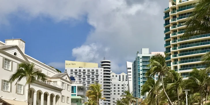 Utečte zimě do tropického ráje: záloha na 9 nocí v Miami Beach vč. letenky