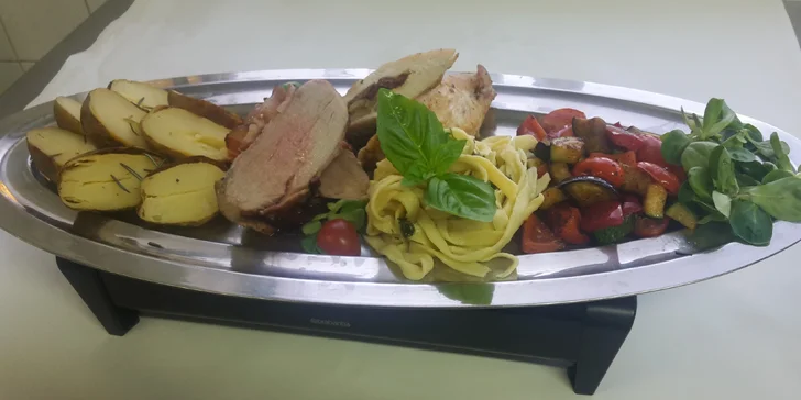 Stylové 4chodové menu pro 2 v italské restauraci na břehu Dyje