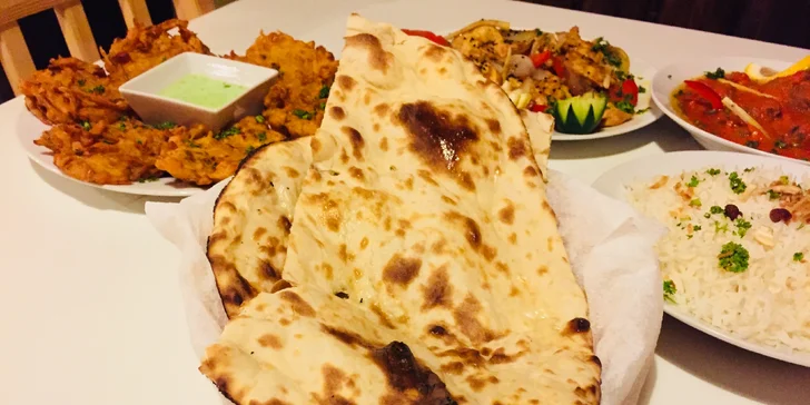 Indické hody pro dva v restauraci Taj Mahal: jehněčí i kuřecí coby hlavní chod