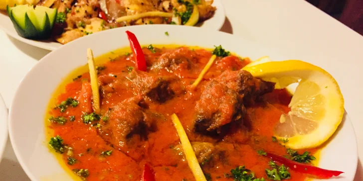 Výlet do Indie: vegetariánské nebo masové menu v restauraci Taj Mahal