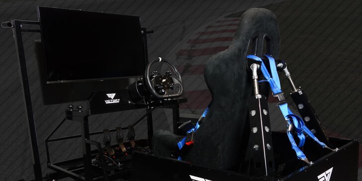 Jízda na promakaném simulátoru závodního auta pro 1 - 4 řidičů