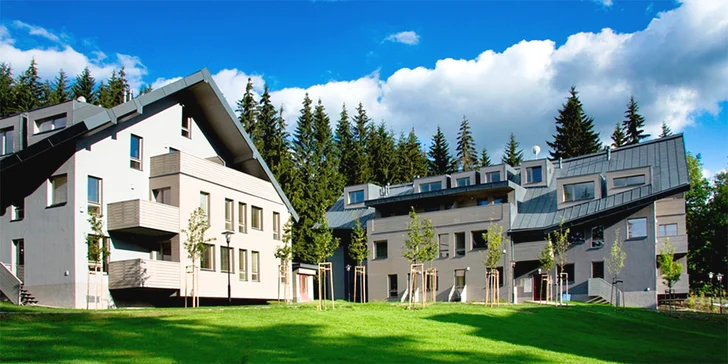 Harrachov až pro 4členou rodinu s polopenzí a privátním vstupem do vířivky