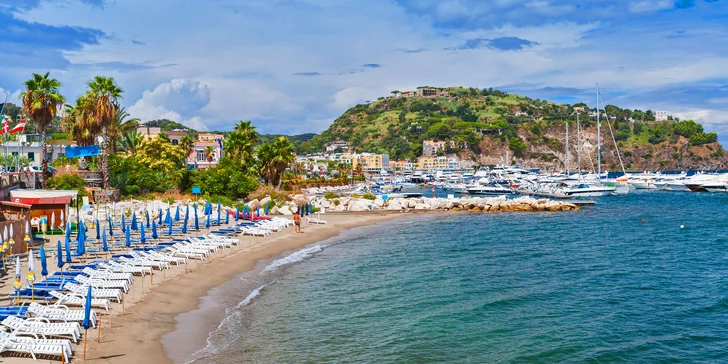 Ischia s výlety: 7 nocí s polopenzí, doprava vč. trajektu, 5 minut od pláže