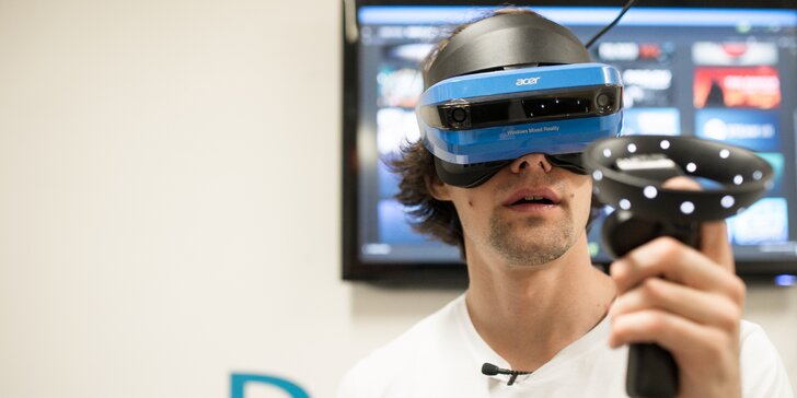 Hodina zábavy v nové herně virtuální reality až pro 5 hráčů