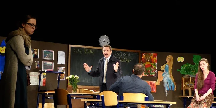 Vstupenka na divadelní představení Úča musí pryč