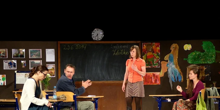 Vstupenka na divadelní představení Úča musí pryč