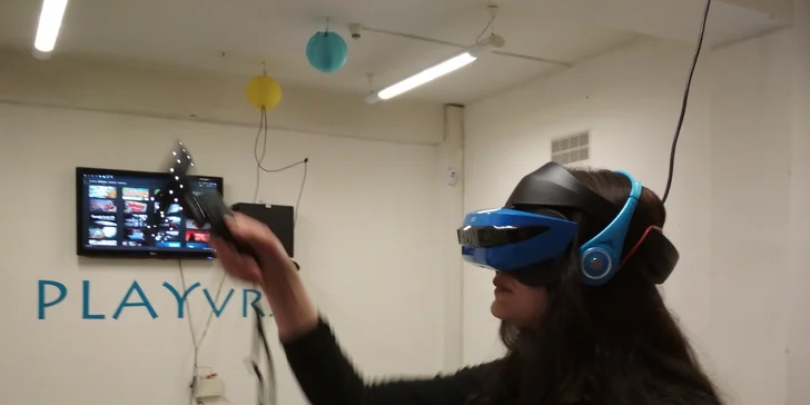 60 min. zábavy ve virtuální realitě s absolutní volností pohybu pro 1-5 os.