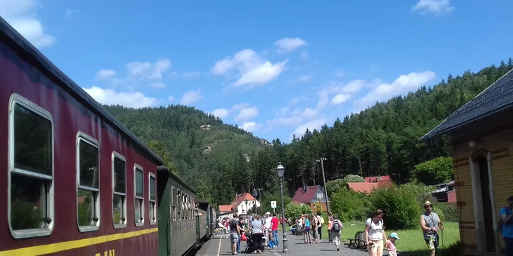 Žitavské hory a Saská Lužice: Parním vlakem ke skalnímu hradu a k jezeru