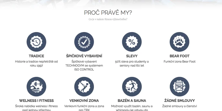 Hýbejte se: 1 neomezený vstup nebo měsíční permanentka do fitness centra