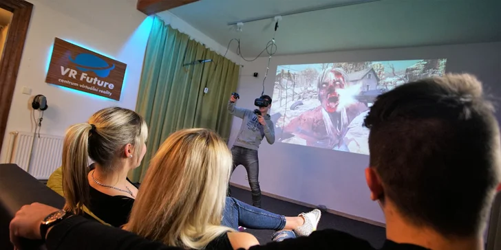 Hodina virtuální reality pro skupinu i jednotlivce: objevujte, pařte, bavte se