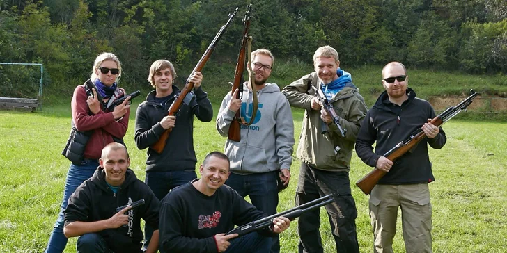 Střelecký zážitek v Mikulově: střelba z pistole, revolveru, pušky i ze samopalu