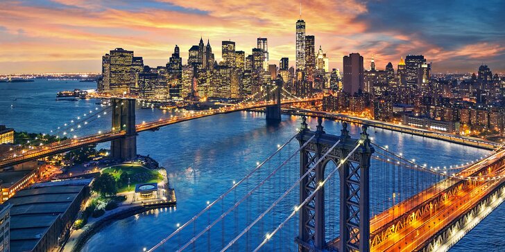 Zažijte energii předvánočního New Yorku: zájezd na 4 noci, průvodce, letenka