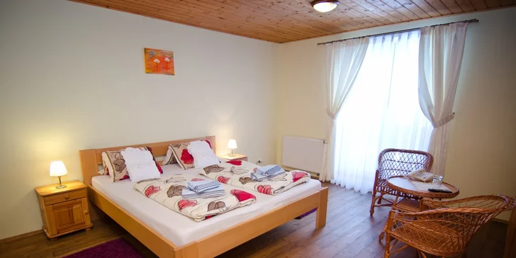Relax na Slovensku blízko hranic: útulný penzion s polopenzí a wellness
