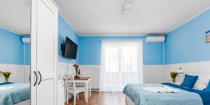 Všetky izby majú TV, Wi-Fi pripojenie, chladničku, rýchlovarnú kanvicu a riad.