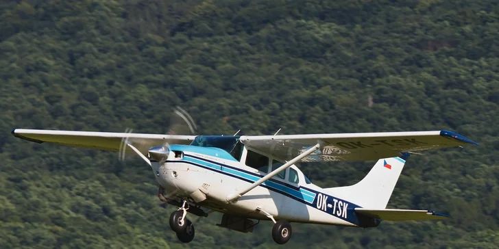 Jako orli: Seznamovací lety v letounu Cessna nad krásami Českého ráje