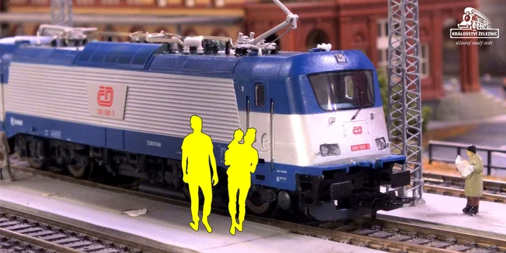 Vstup do největšího modelového kolejiště v ČR a dvě fotky na památku
